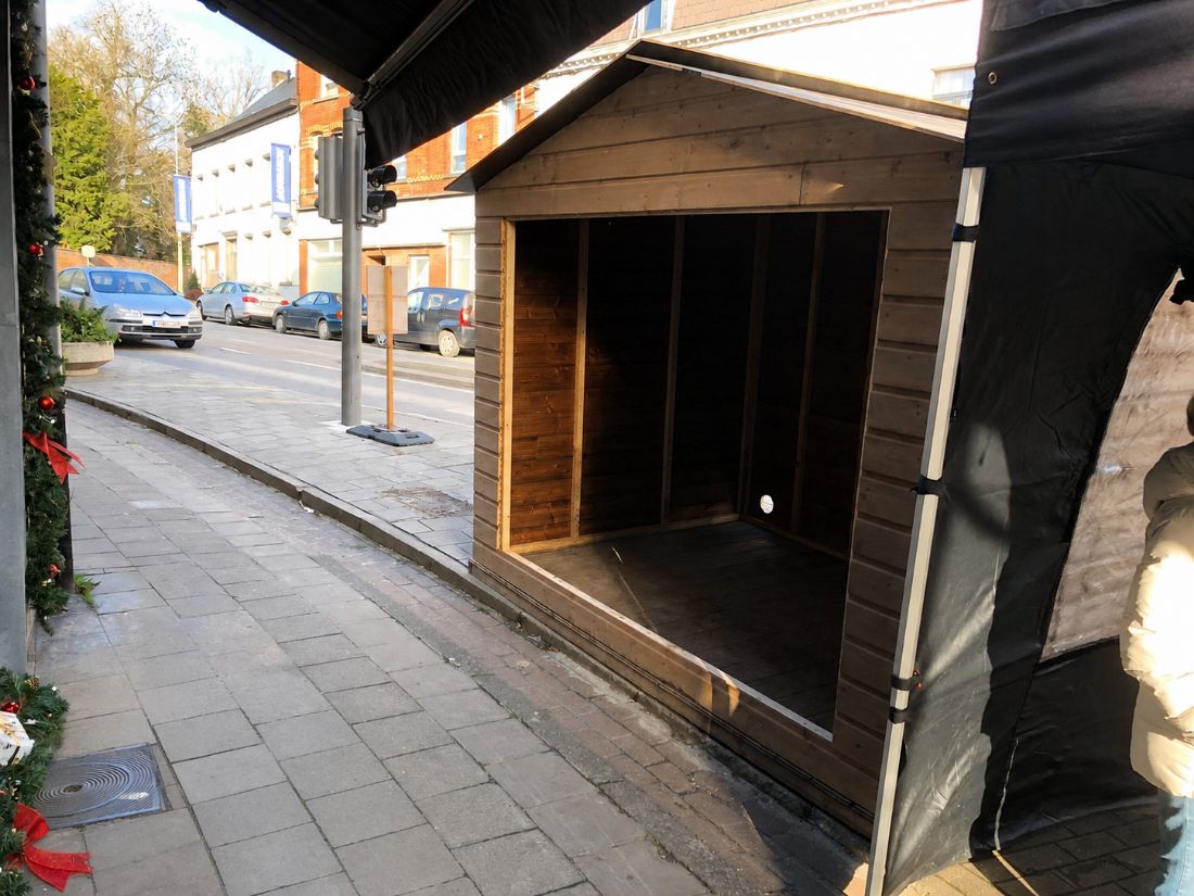 Chalet Geopend met volledig open frontpaneel, 3 op 2 meter